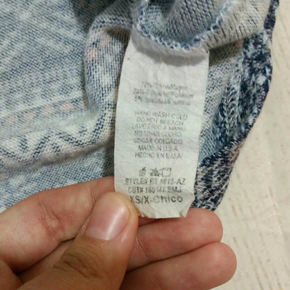 PAPERMOON Stitch Fix navy tee XS - Picture 4 of 4